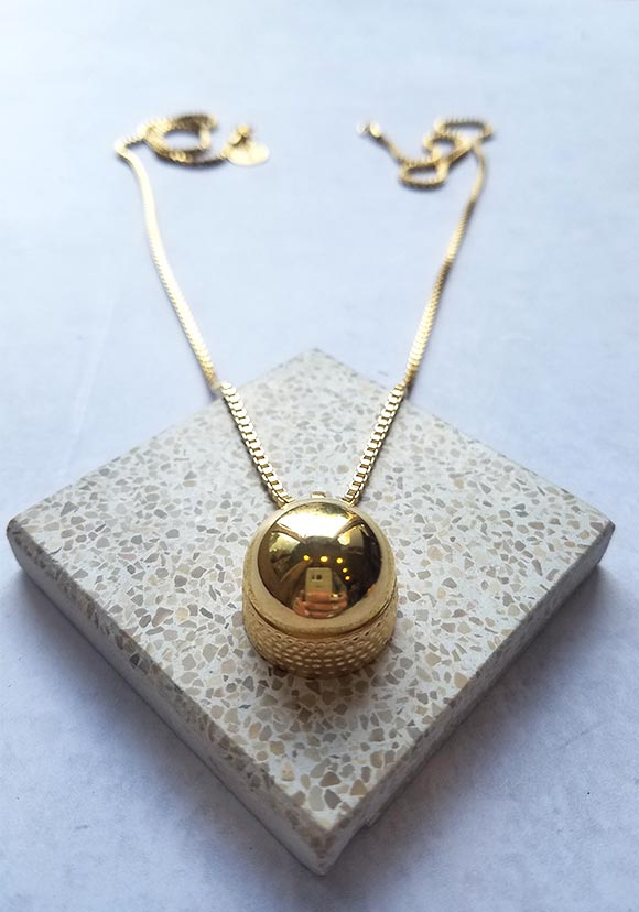 שרשרת-כפתור-זהב-כדור-1