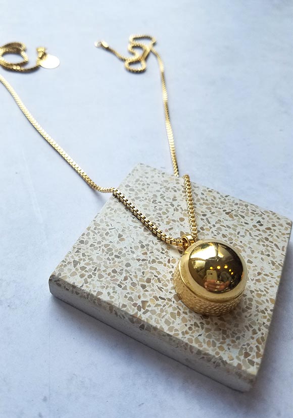 שרשרת-כפתור-זהב-כדור-2