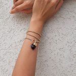 צמיד-צ'ארם-לב-גלאם-זהב_