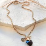 שרשרת-תליון-צ'ארם-לב-גלאם-זהב-2