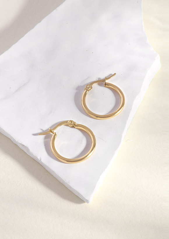 עגילי-חישוק-מיני-Basic-זהב