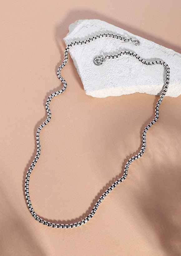 שרשרת-בוקס-3-Basic-2-ארוכה-כסף