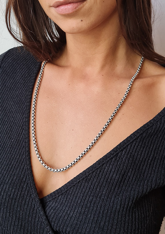 שרשרת-בוקס-3-כסף-ארוכה