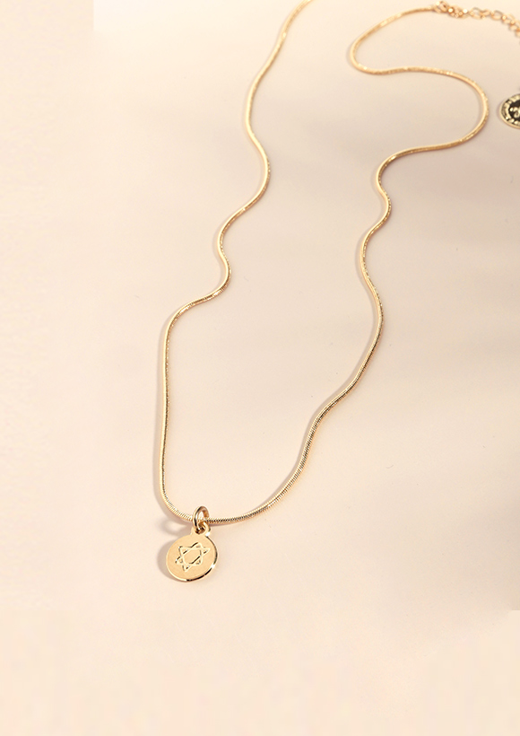 שרשרת יהיה טוב מגן דוד | זהב