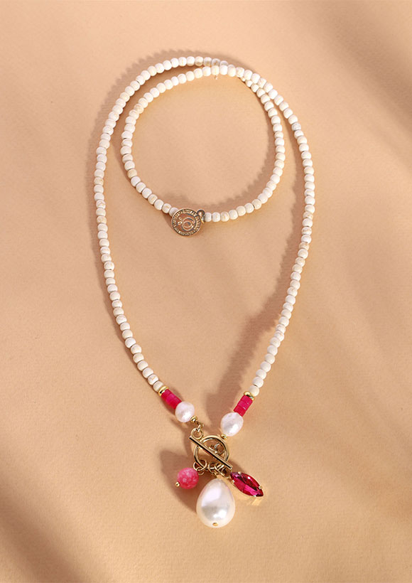 שרשרת SABRA ארוכה פנינה מיורקה