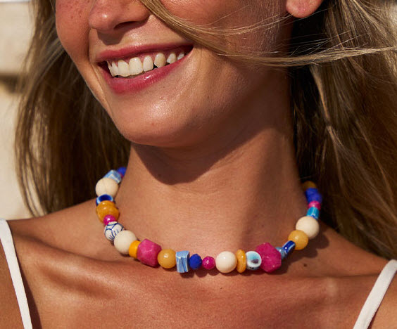 שרשרת צבעונית מיוחדת